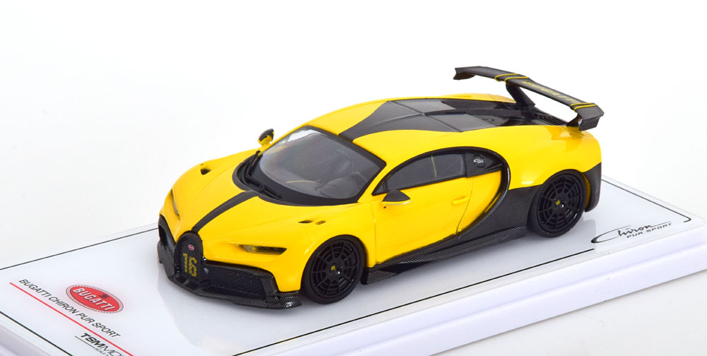 BUGATTI CHIRON PUR SPORT 2020 YELLOW BLACK