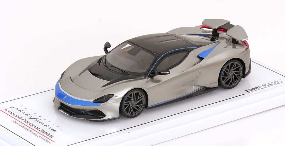 PININFARINA BATTISTA AUTOSALON GENEVE 2019 GREY METALLIC BLUE