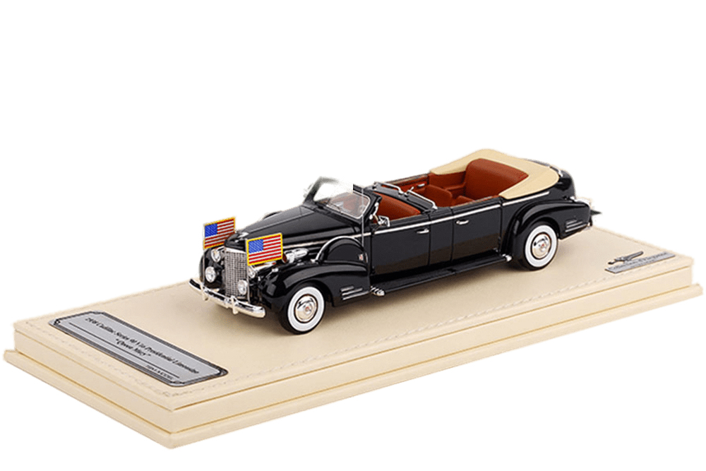 CADILLAC SERIES 90 V16 PRESIDENTIAL LIMOUSINE QUEEN MARY 1938 ЧЕРНЫЙ