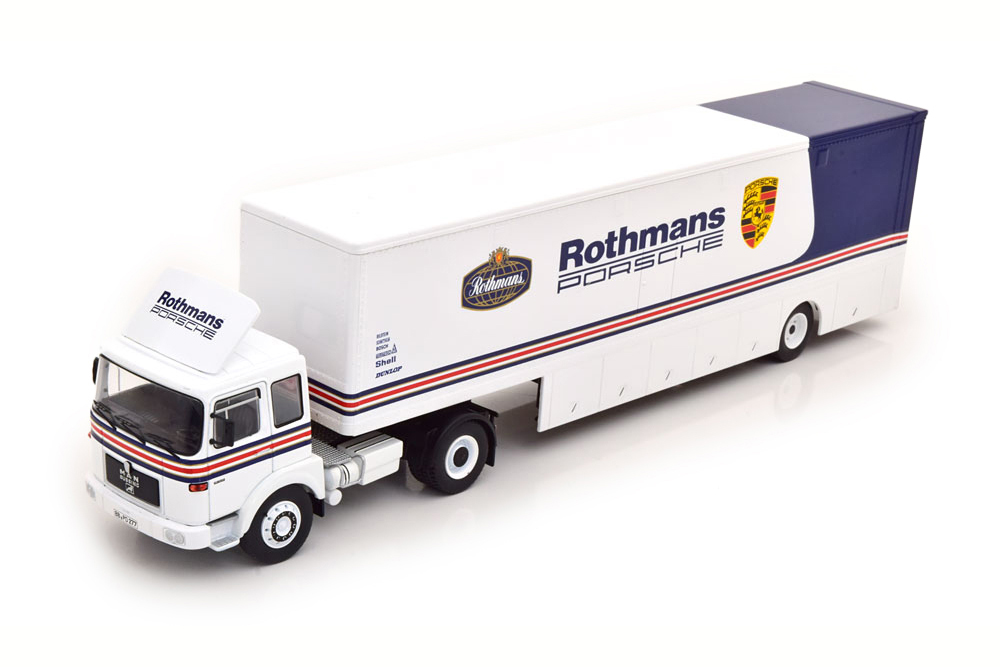 MAN BUSSING-19.320 С ПОЛУПРИЦЕПОМ ROTHMANS PORSCHE TEAM RACE TRANSPORT 1984