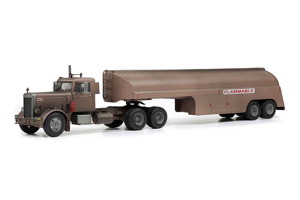PETERBILT 281 СЕДЕЛЬНЯЫЙ ТЯГАЧ С ПОЛУПРИЦЕПОМ-ЦИСТЕРНОЙ 1955 (ИЗ ФИЛЬМА ДУЭЛЬ 1971 ДЕБЮТ СТИВЕНА СПИЛБЕРГА) / ПЕТЕРБИЛТ 281