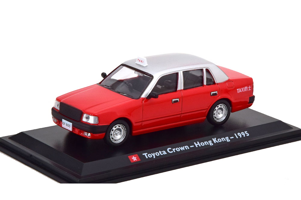 TOYOTA CROWN TAXI HONG KONG 1995 RED/SILVER