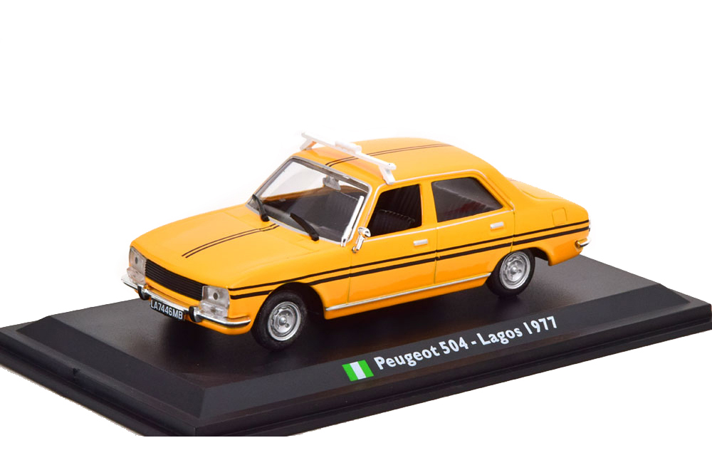 PEUGEOT 504 TAXI LAGOS 1977 YELLOW