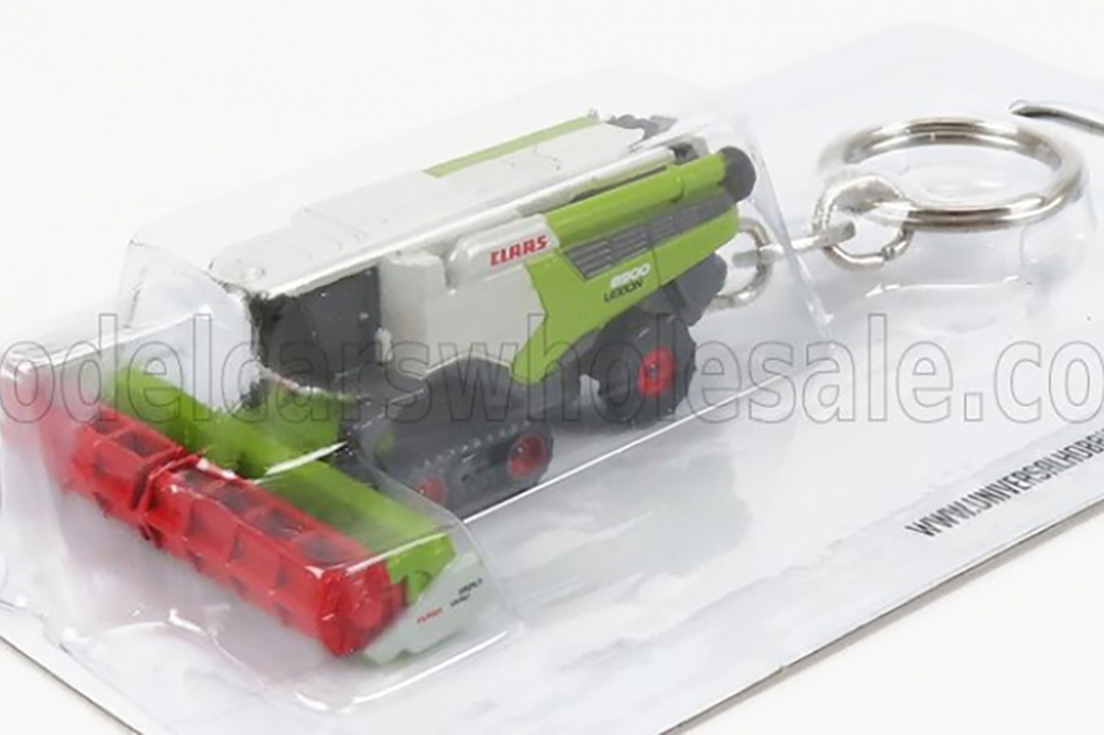 CLAAS PORTACHIAVI - LEXION 8900 MIETITREBBIA CINGOLATA - HARVESTER (2020), WHITE GREEN (ДЛИНА МОДЕЛИ 3-5 СМ)