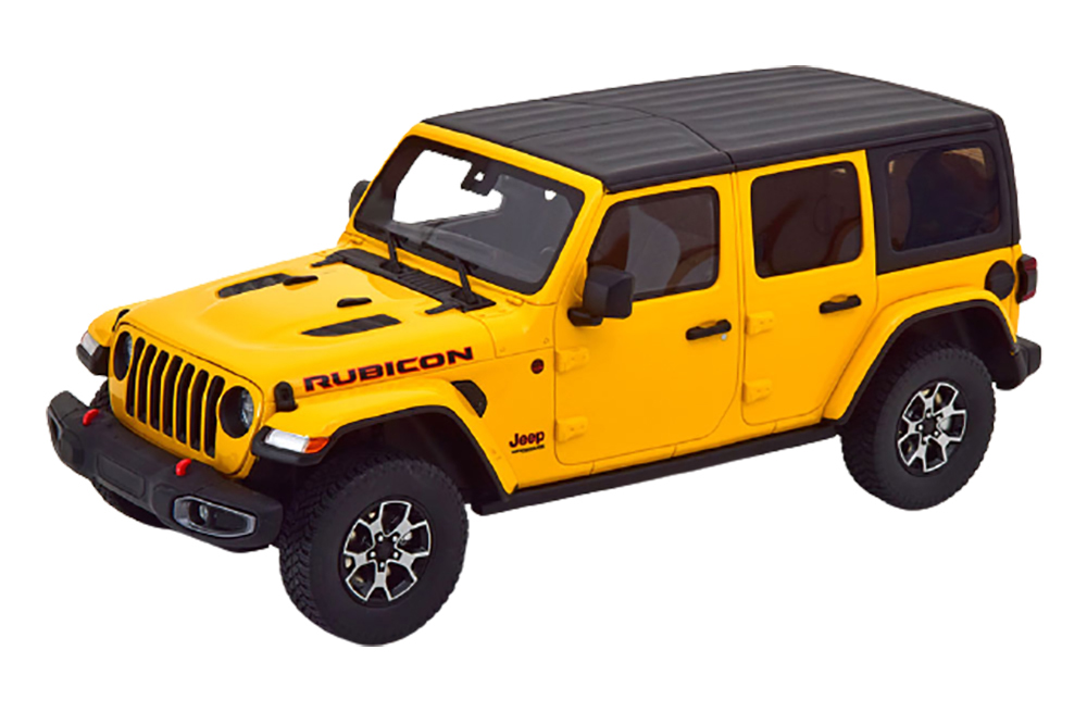 JEEP WRANGLER RUBICON 2019 YELLOW BLACK USA EXCLUSIVE