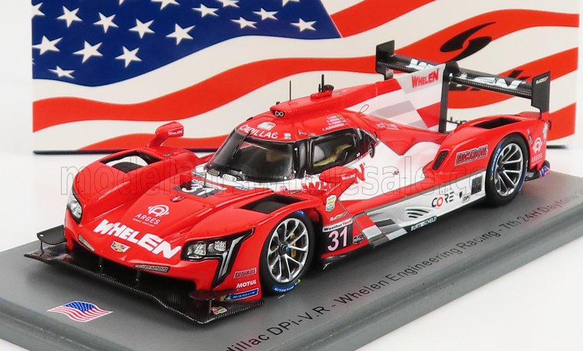 CADILLAC DPI-V.R TEAM WHELEN ENGINEERING RACING N31 7TH 24H DAYTONA (2020) F.NASR - M.CONWAY - P.DERANI - F.ALBUQUERQUE, RED WHITE