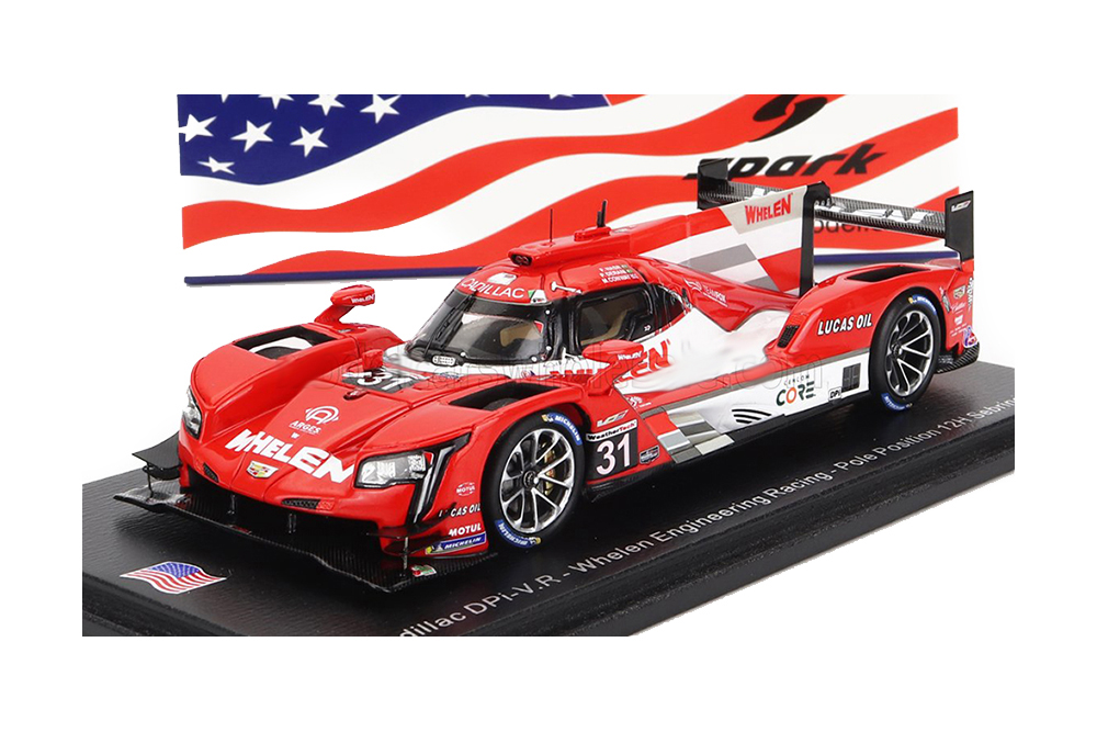 CADILLAC DPI-V.R 5.5L V8 TEAM WHELEN ENGINEERING N31 12H SEBRING (2021) F.NASR - M.CONWAY - P.DERANI, RED WHITE