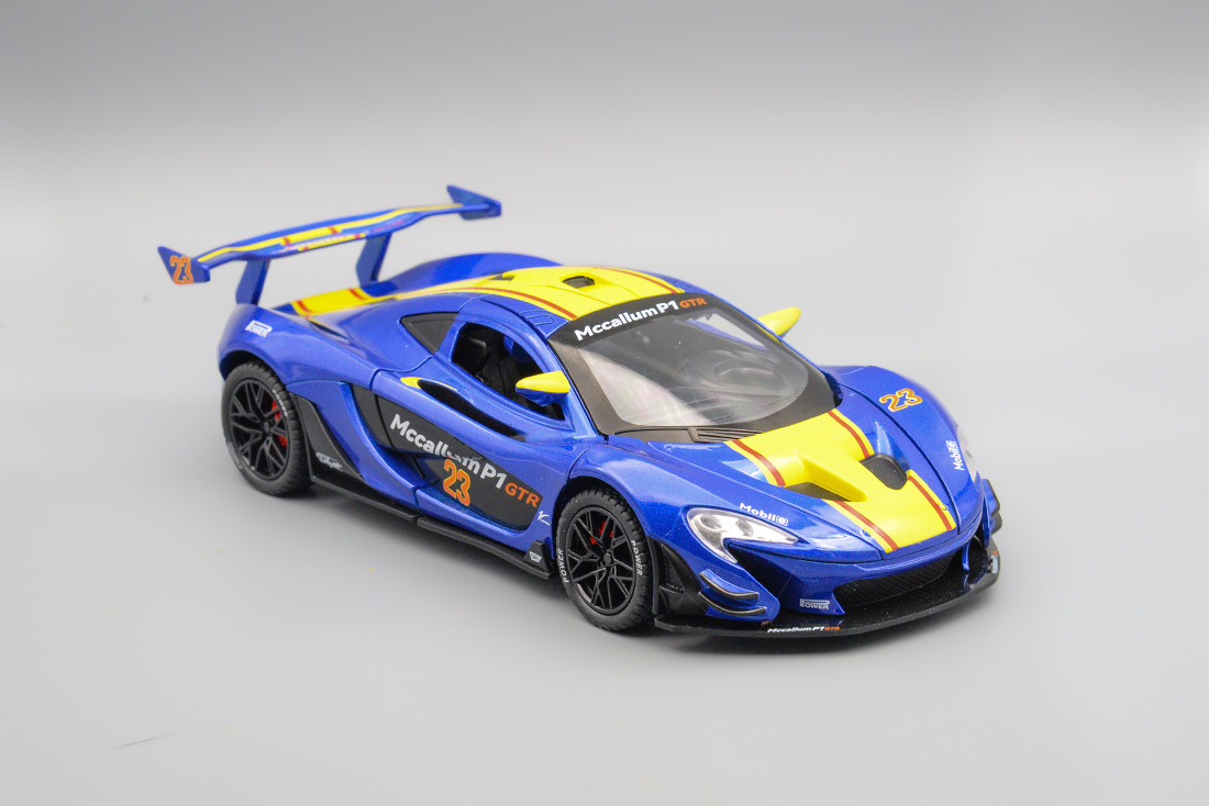 MCLAREN P1 GTR, СИНИЙ, 21 СМ