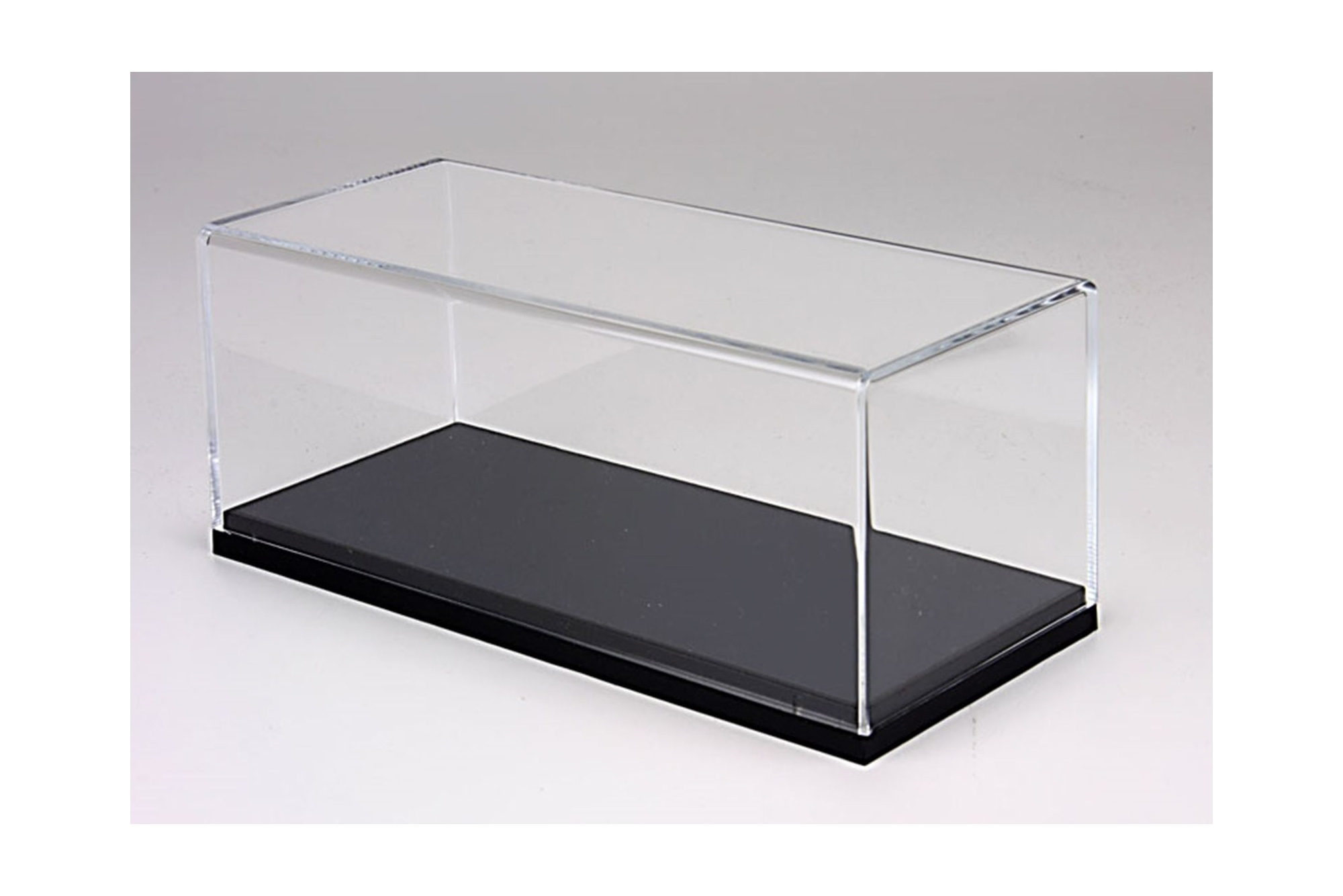 DISPLAY CASE WITH BLACK BASE AND GREY SURFACE / БОКС ББР 1:1