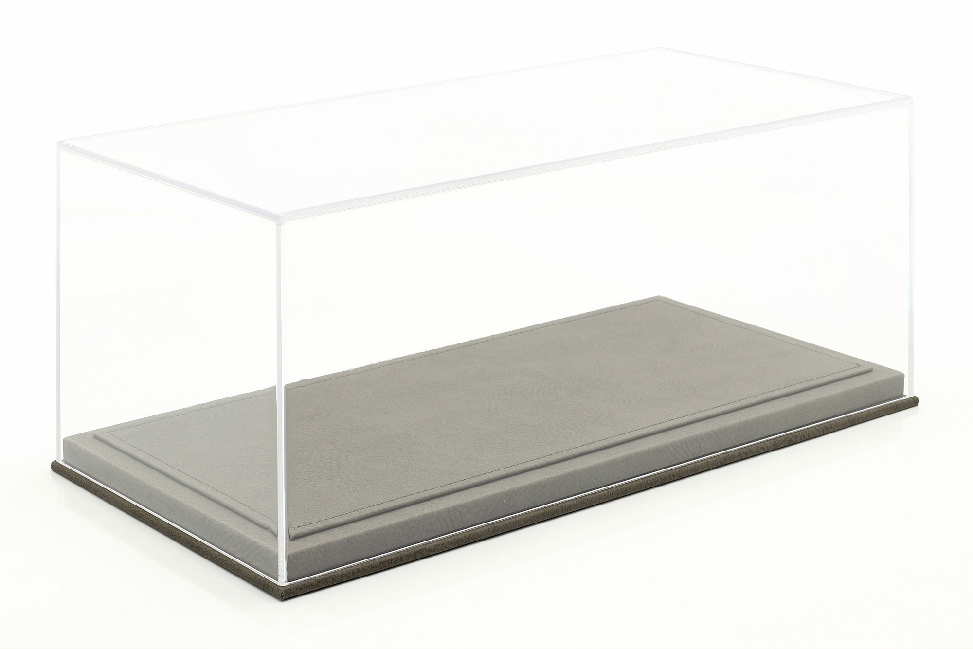 HIGH QUALITY ACRYLIC SHOWCASE FOR MODEL CARS IN THE SCALE LIGHT-GRAY BBR / ХИГХ КВАЛИТЙ АКРИЛОВЫЙ БОКС ДЛЯ МОДЕЛЕЙ ЛИГХТ-ГРАЙ ББР СЕРЫЙ