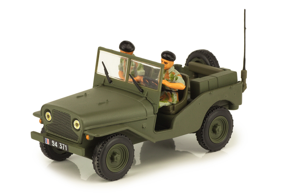DELAHAYE VLRD 1949 MILITARY SUV WITH 2 FIGURES