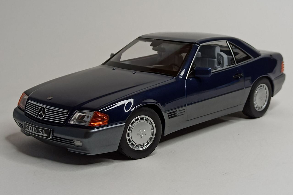 MERCEDES SL500 W129 (R129) 1:18 KK SCALE BLUE