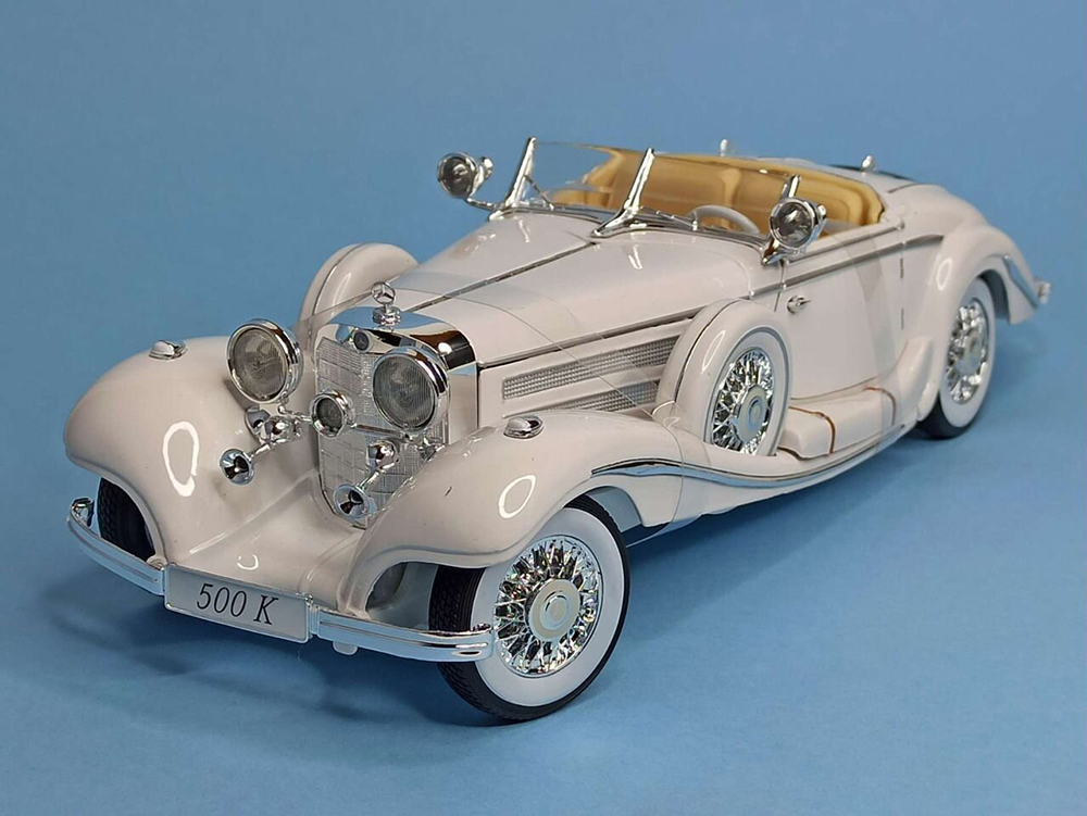 MERCEDES 500K 1936 SPECIALROADSTER MAHARADCHA 1:18