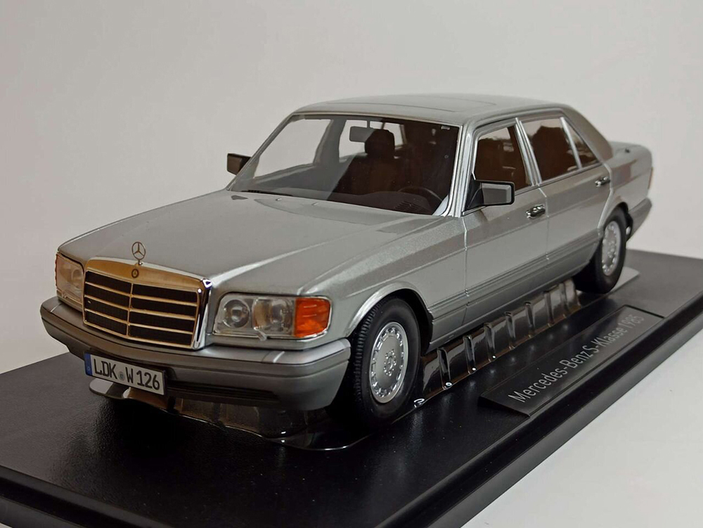 MERCEDES 560SEL S CLASS W126 1985 1:18 I-SCALE