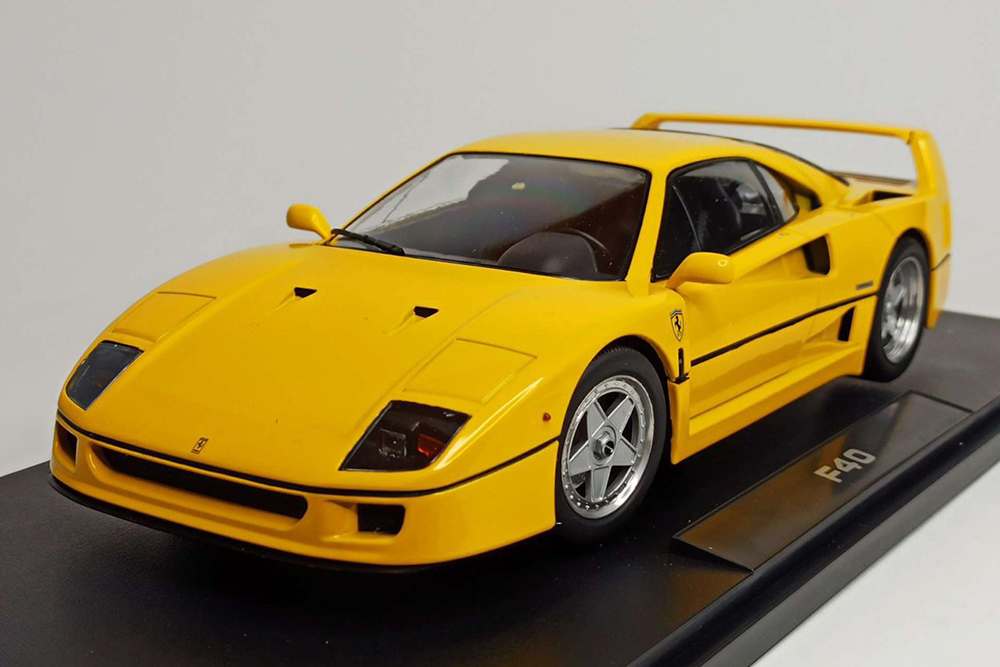 FERRARI F40 YELLOW 1987 KK SCALE 1:18