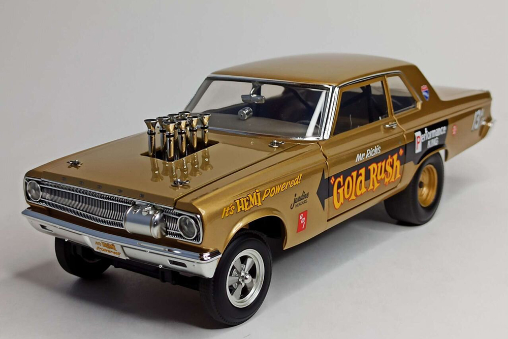 DODGE CORONET AWB GOLD RUSH 1965 ACME 1:18