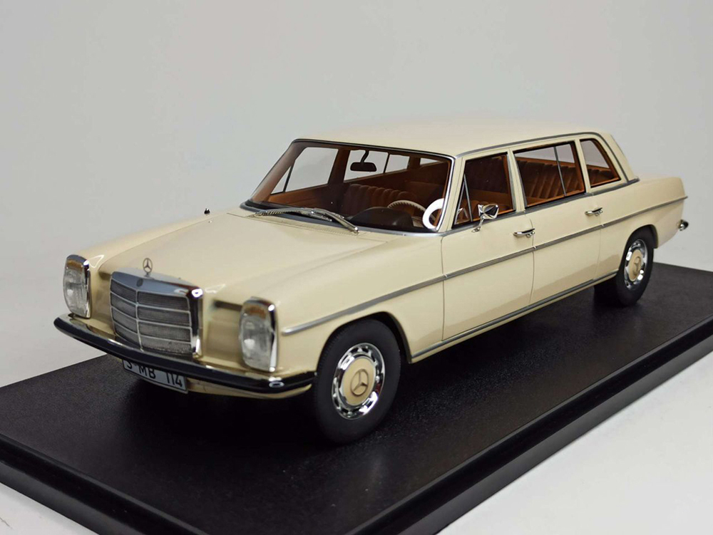 MERCEDES W114 W115 LONG 1970 WHITE 1:18