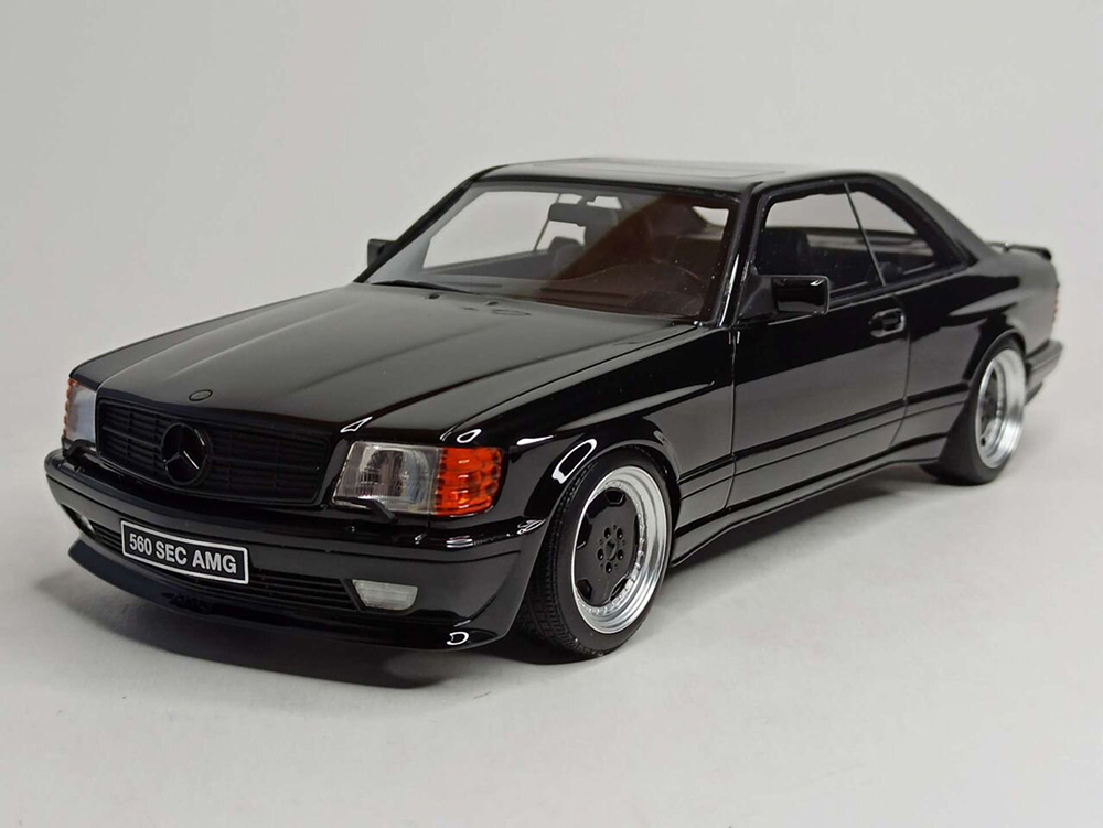 MERCEDES 560 SEC AMG C126 (W126) BLACK 1:18 OTTO
