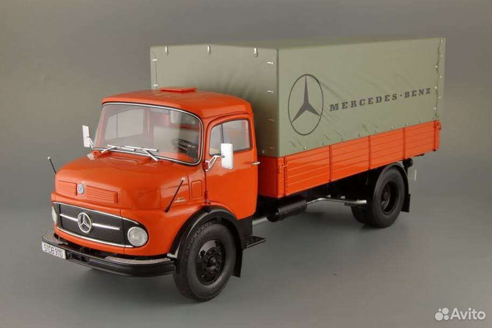 MERCEDES L911 PRITSCHEN ORANGE 1:18 SCHUCO