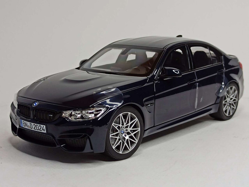 BMW M3 COMPETITION 2017 NOREV BLUE 1:18