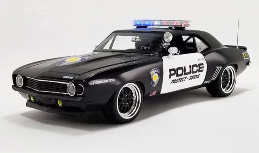 CHEVROLET CAMARO 1969 POLICE 1:18 GMP/ACME