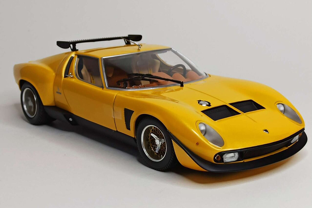 LAMBORGHINI MIURA SVR YELLOW 1:18 KYOSHO
