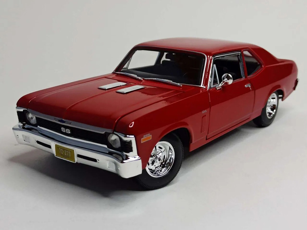 CHEVROLET NOVA SS 1970 RED 1:18 MAISTO