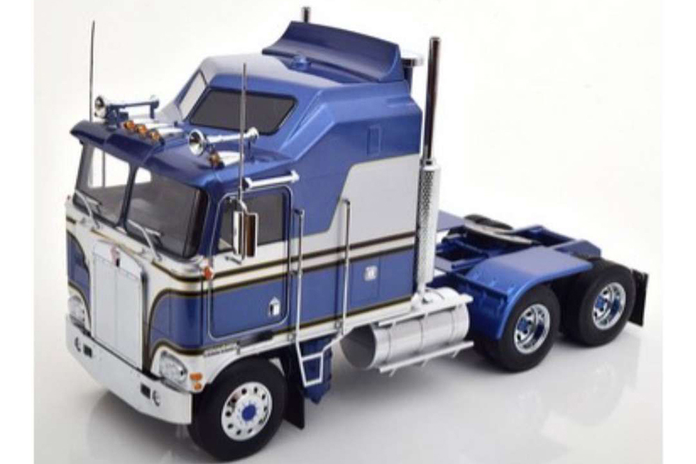 KENWORTH K100 AERODYNE 1976 BLUE 1:18 ROAD KINGS