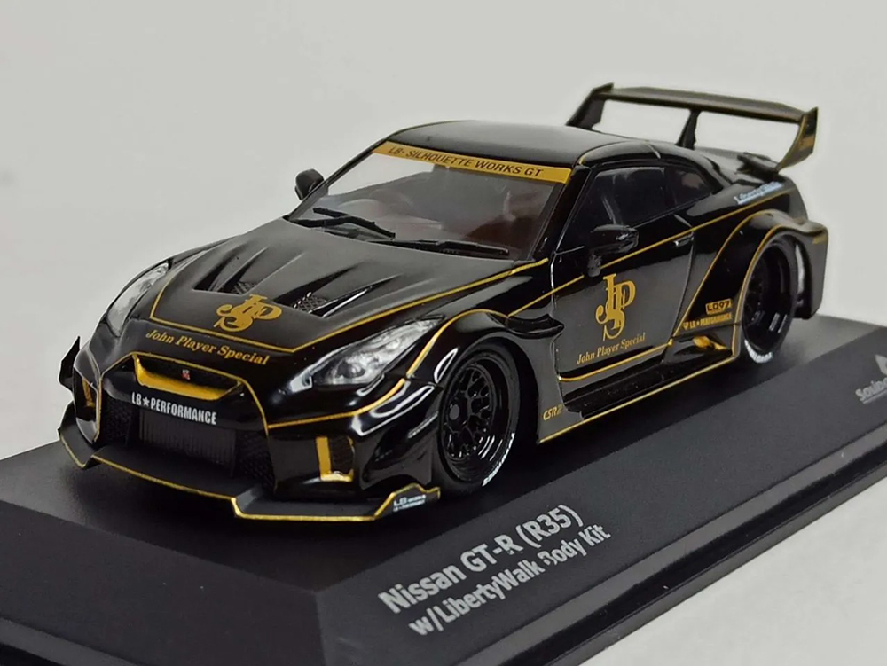 NISSAN GTR (R35) LB SILHOULETTE "JPS" 1:43