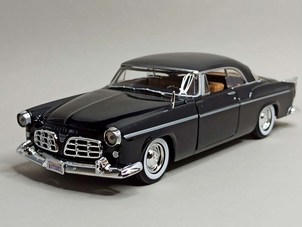 CHRYSLER 300C 1955 BLACK 1:24 MOTORMAX