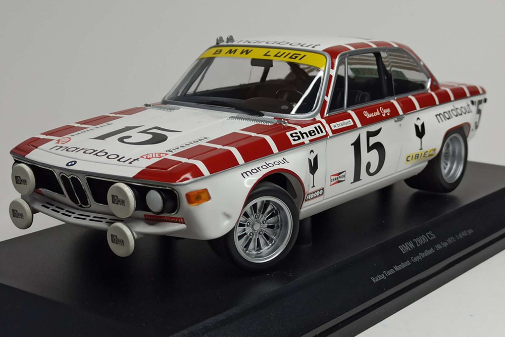 BMW 2800 CS 24H SPA 1972 MINICHAMPS 1:18