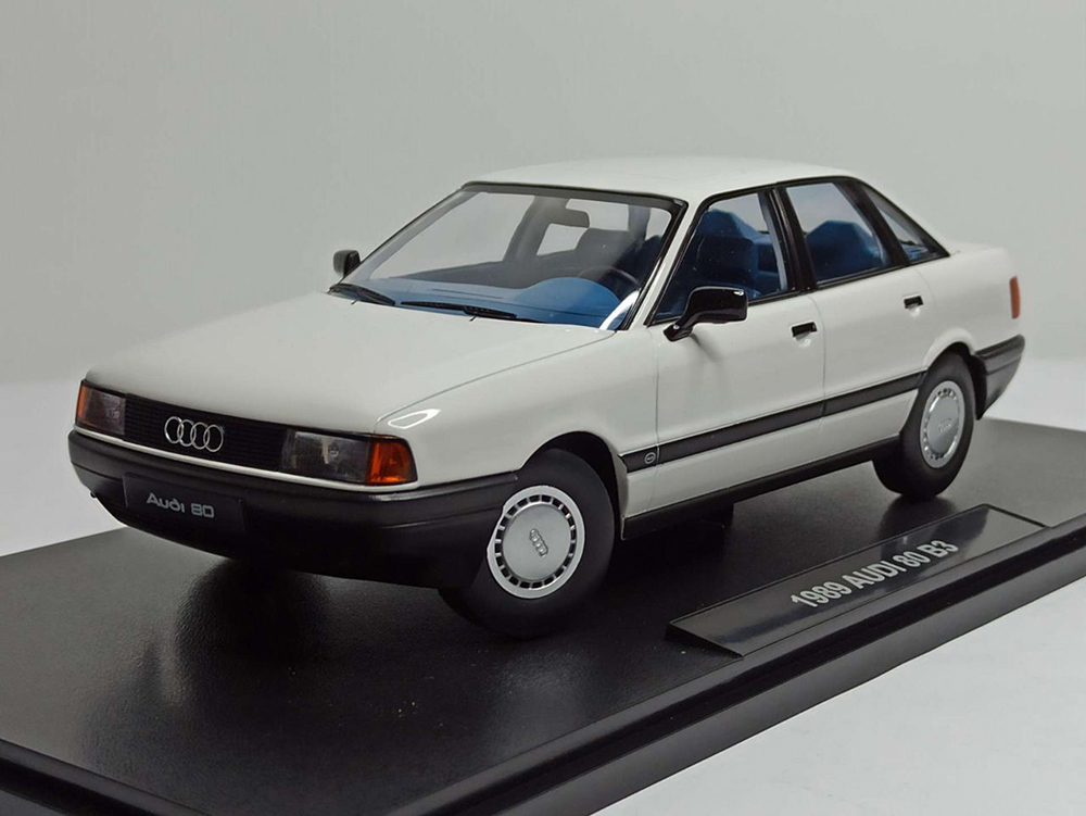 AUDI 80 (B3) WHITE 1:18 KK SCALE