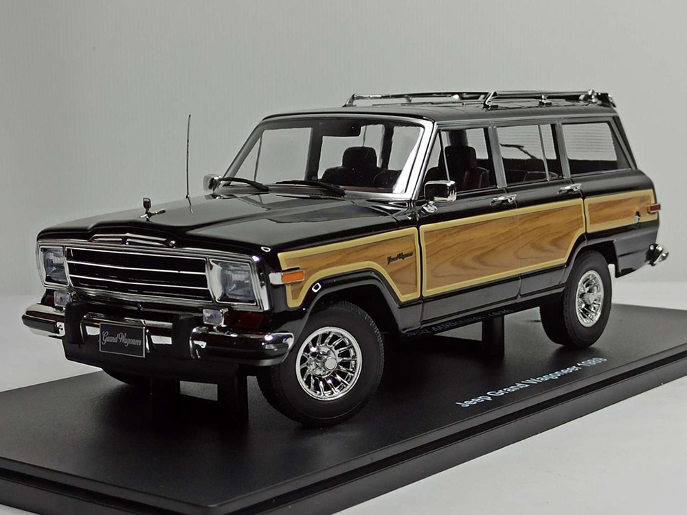 JEEP GRAND WAGONEER 1989 BLACK 1:18 KK SCALE
