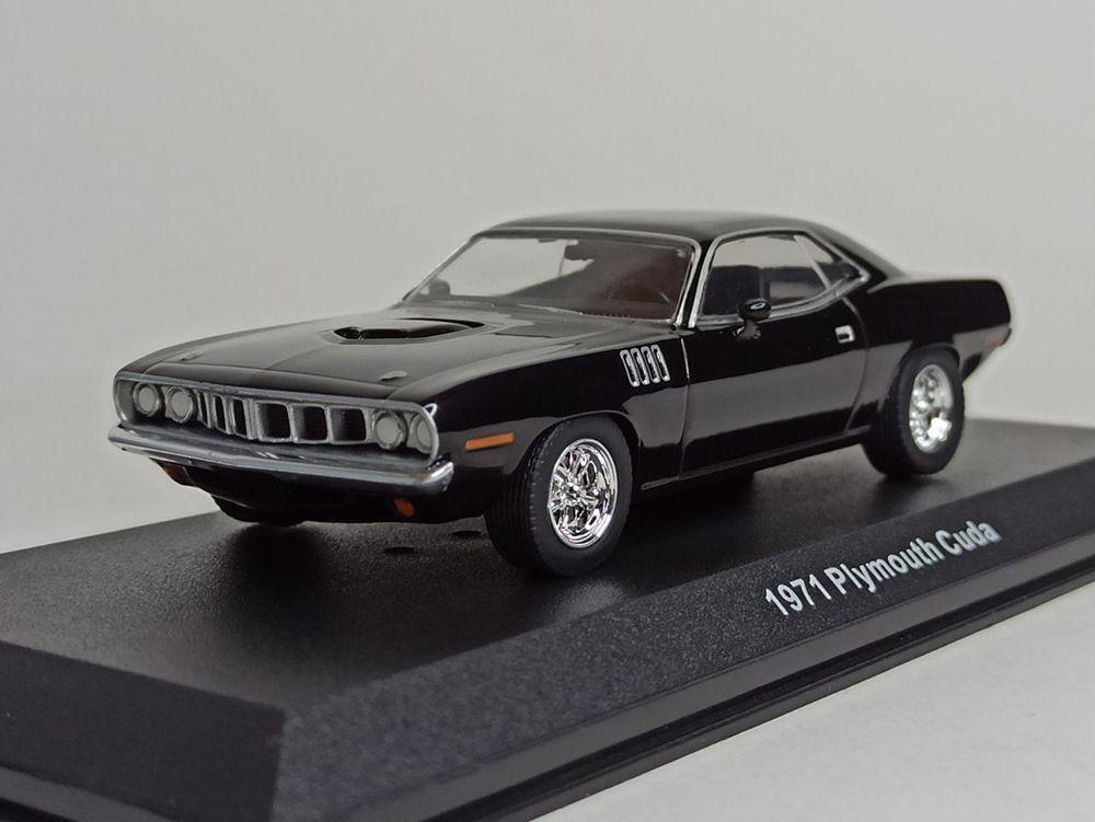PLYMOUTH CUDA 1971 "JOHN WICK" 1:43 GREENLIGHT