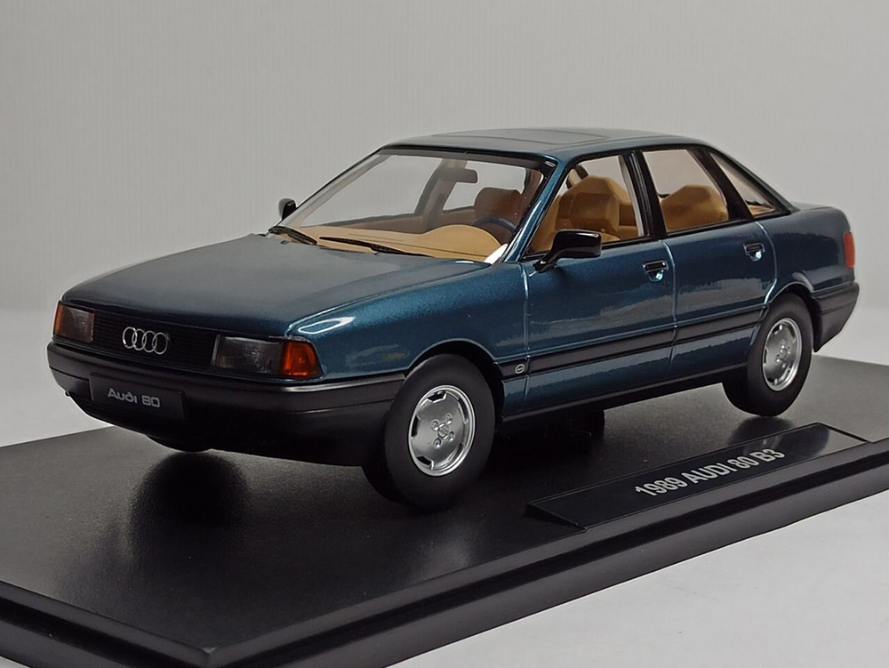 AUDI 80 (B3) 1989 BLUE-GREEN 1:18