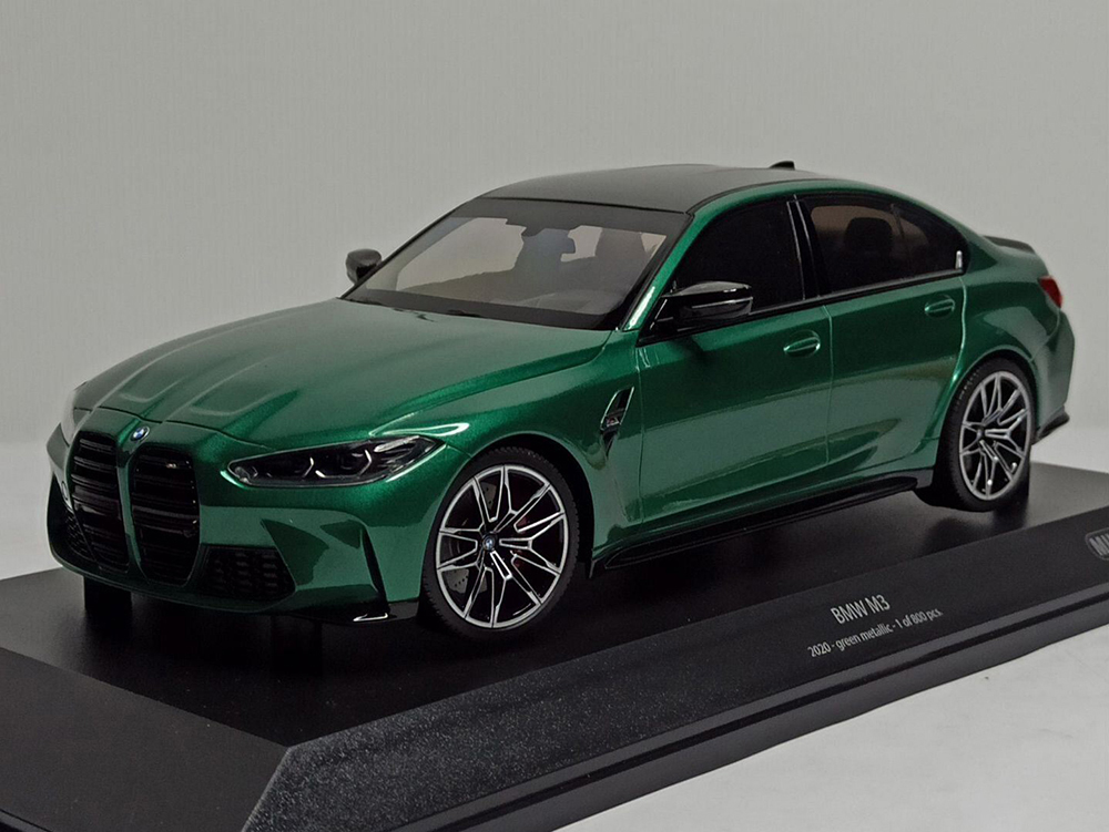 BMW M3 SEDAN 2020 (G80) GREEN 1:18 MINICHAMPS