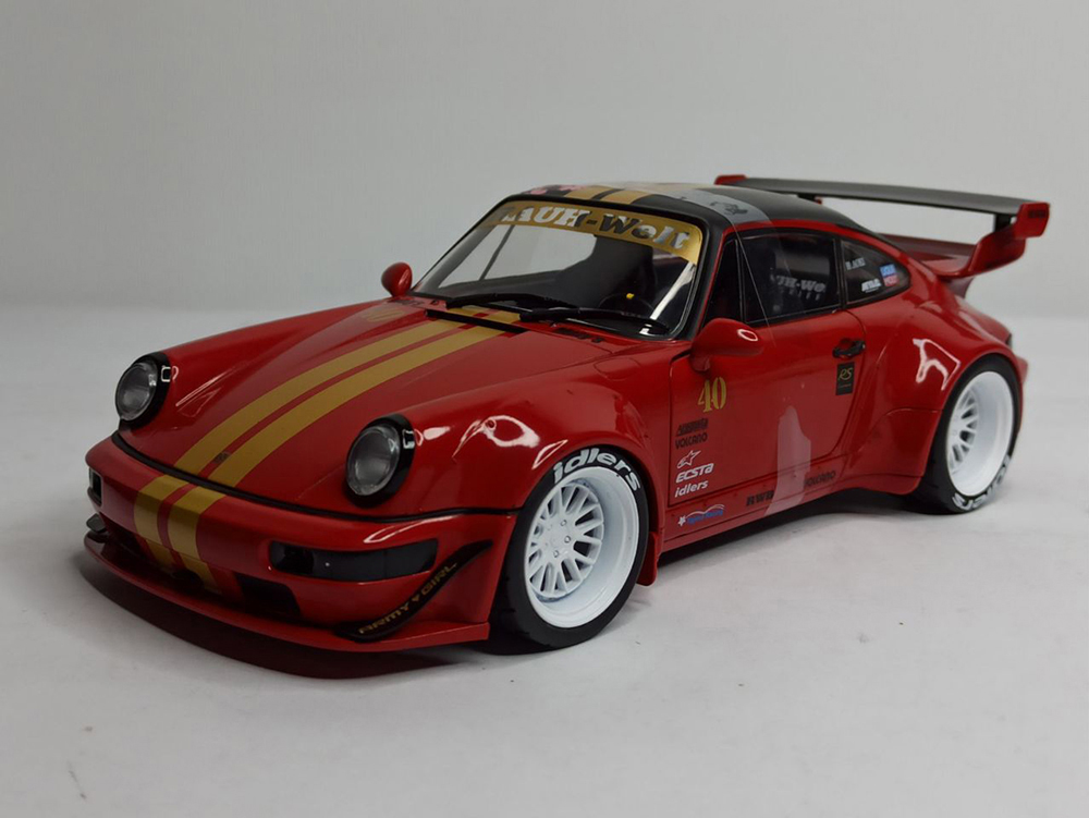 PORSCHE 911 RWB RED SACURA 2021 SOLIDO 1:18