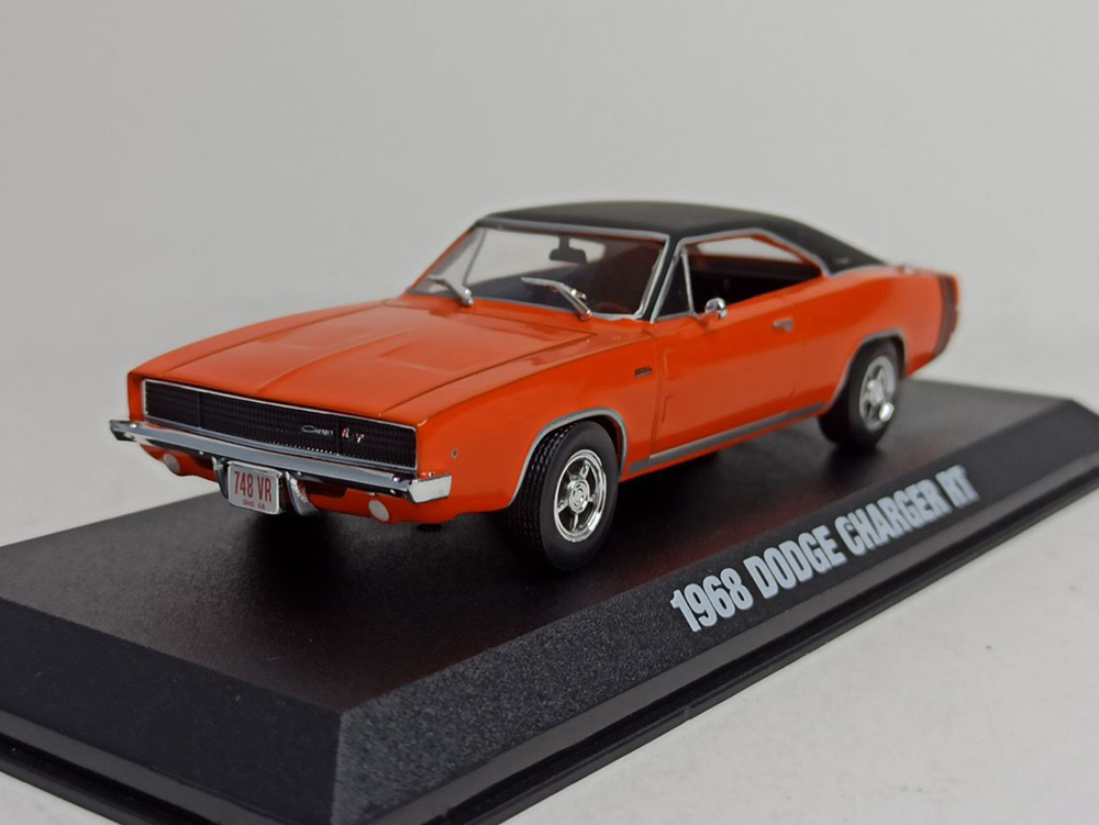 DODGE CHARGER 1968 ORANGE 1:43 GREENLIGHT