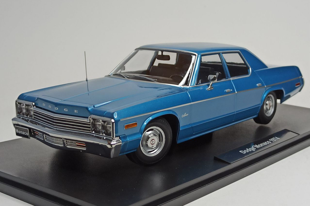 DODGE MONACO 1974 BLUE 1:18 KK-SCALE
