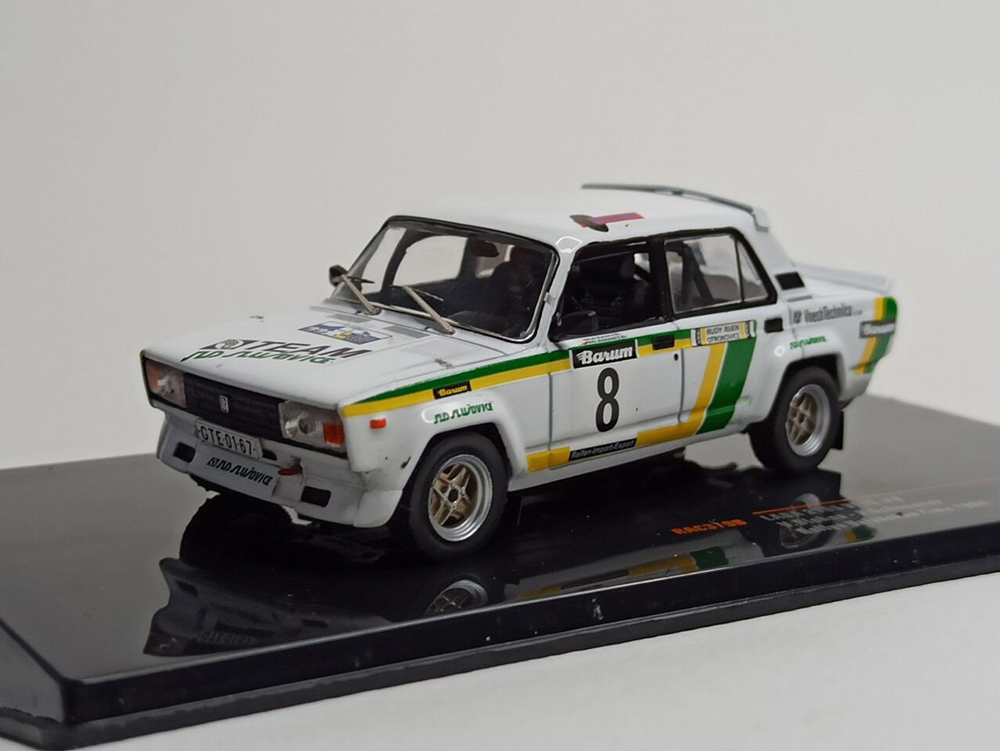 ВОЛЖСКИЙ АВТОМОБИЛЬ LADA 2105 VFTS #8 RALLYE 1986 IXO 1:43