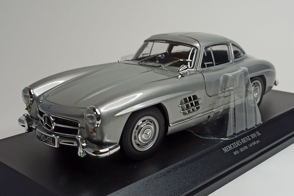 MERCEDES 300 SL (W198) -1955 SILVER 1:18