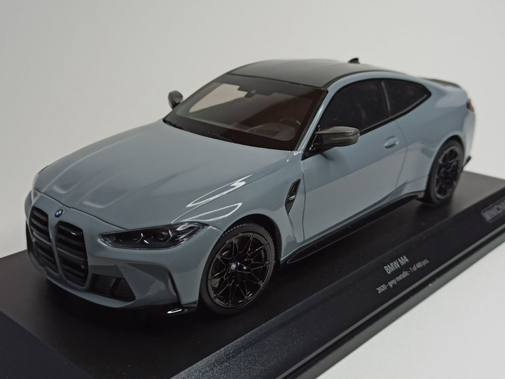 BMW M4 GREY 2020 (G82) MINICHAMPS 1:18