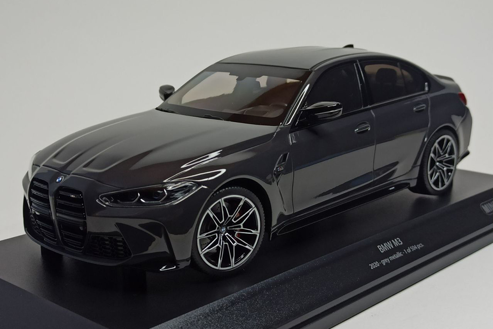 BMW M3 SEDAN GREY -2020 MINICHAMPS 1:18 LIMITED
