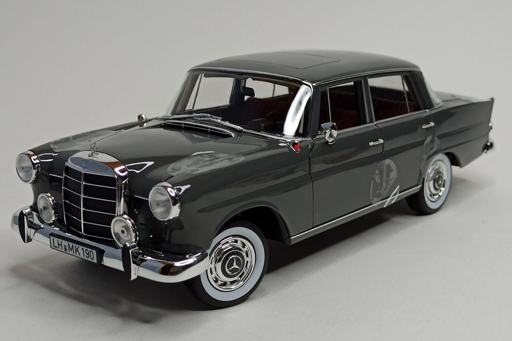 MERCEDES 190D GREY 1964 NOREV 1:18 LIMITED