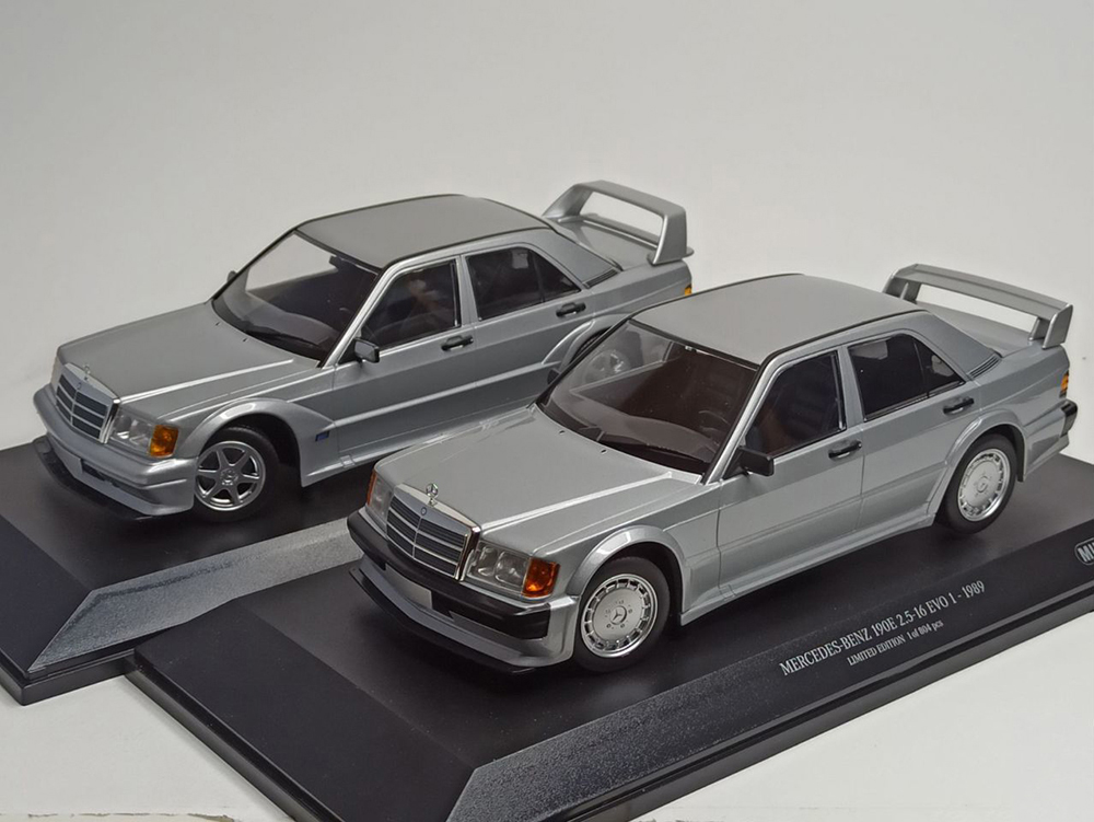 MERCEDES 190E (EVO1) +(EVO2) -2ШТ 1:18 MINICHAMPS