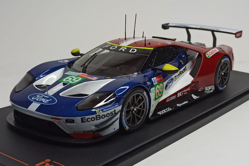 FORD GT #69,24H LEMANS, 2018 IXO 1:18