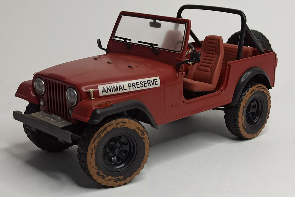 JEEP CJ-7 4X4 "ANIMAL PRESERVE"1:18 GREENLIGHT