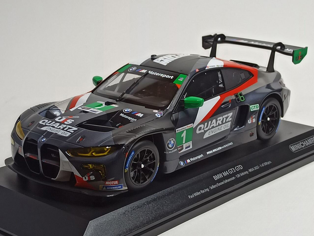BMW M4 GT3 GTD 1:18 MINICHAMPS LIMITED