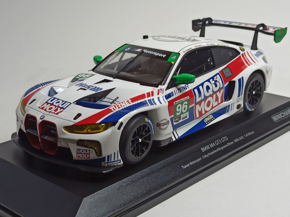 BMW M4 GT3 GTD 1:18 MINICHAMPS LIMITED