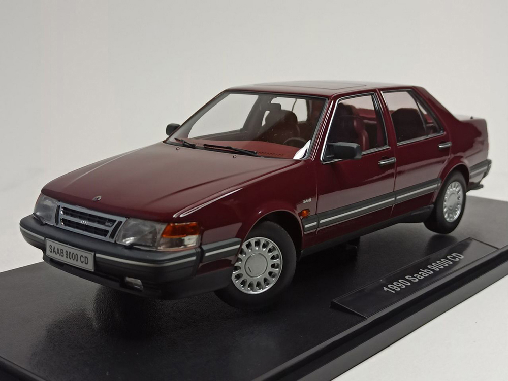 SAAB 9000 CD DARK RED 1:18 TRIPLE9